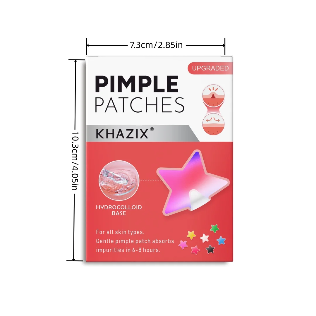 280pcs/1680pcs Colorful Star Shaped Hydrocolloid Acne Patches, Cute Decorative Pimple Patches with Waterproof Adhesion