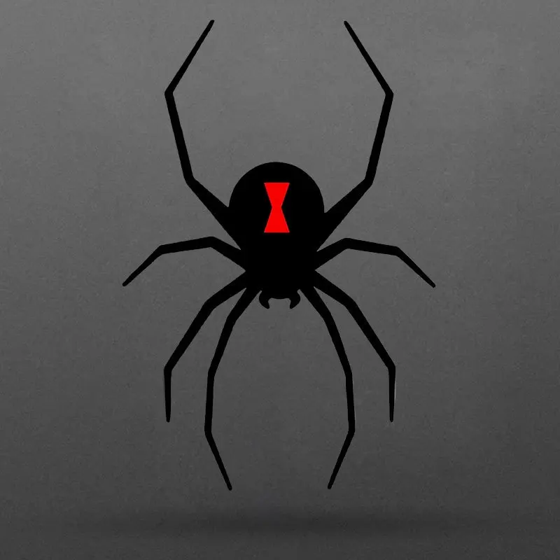 1PC 블랙 위도우 스파이더 오토바이 스티커 방수 DIY 오토바이 연료 탱크 페어링 헬멧 비닐 데칼 재미 있은 할로윈 장식
