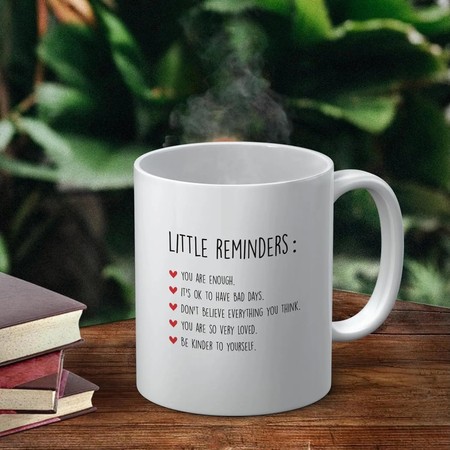 Mental Health Gifts, Little Reminders Mental Health Mug, Inspirational Coffee Mugs, Inspirational Encouragement Gifts for Women,