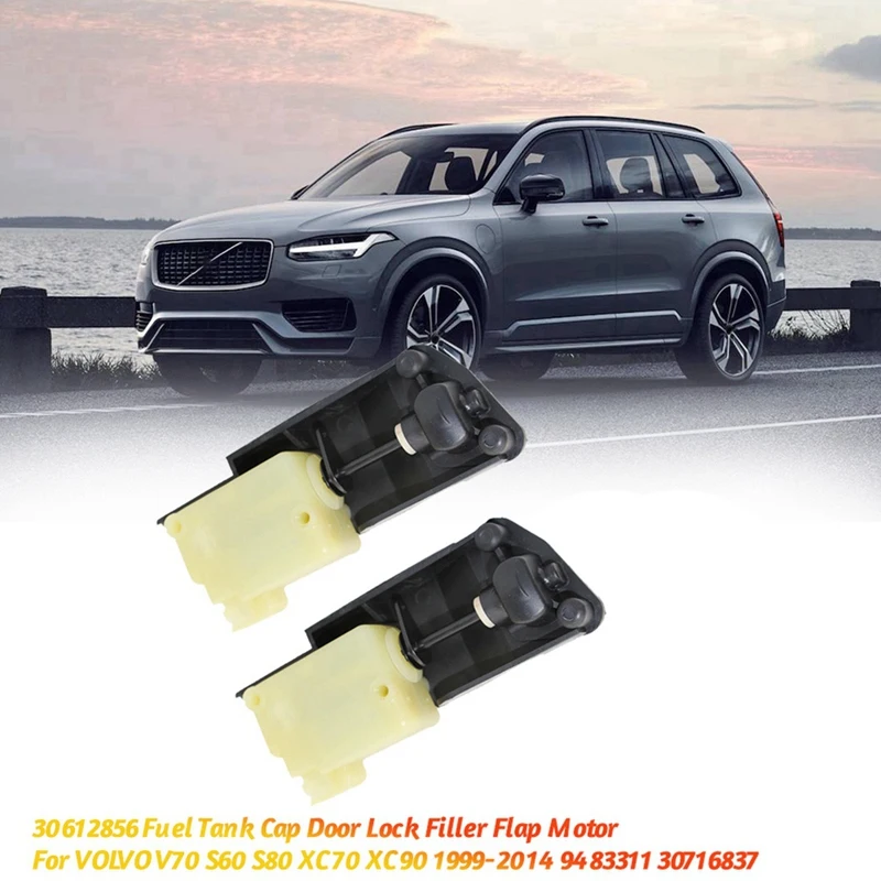 30612856 Fuel Door Lock Filler Flap Solenoid For Volvo V70 S60 S80 XC70 XC90 99-14 9483311 30716837 Tank Cap Motor