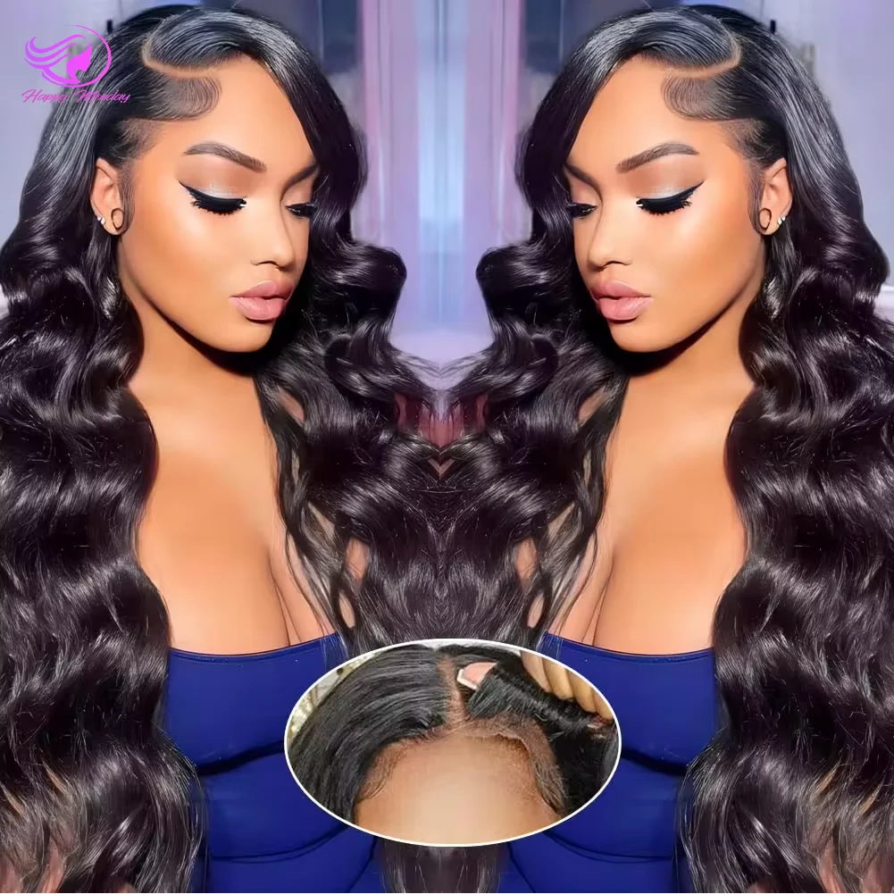 Wear And Go Glueless Human Hair Wigs Preplucked Brazilian Body Wave 5x5 Lace Closure Human Hair Wigs For Women Ready To Wear