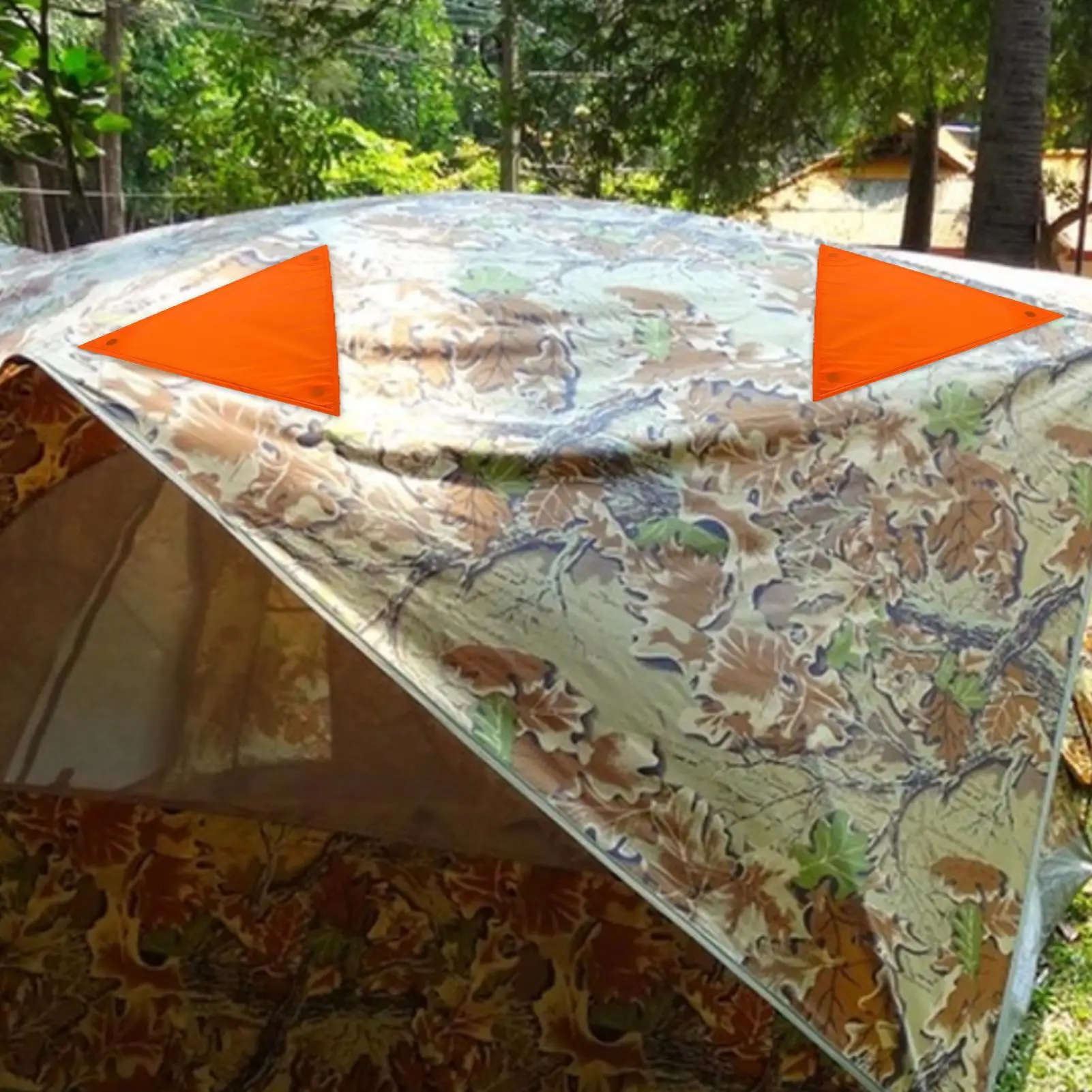 Blaze Orange panneau aveugle accessoires de chasse magnétiques 4 pièces aimants Blaze panneaux de sécurité pour tente sac à dos course en plein air