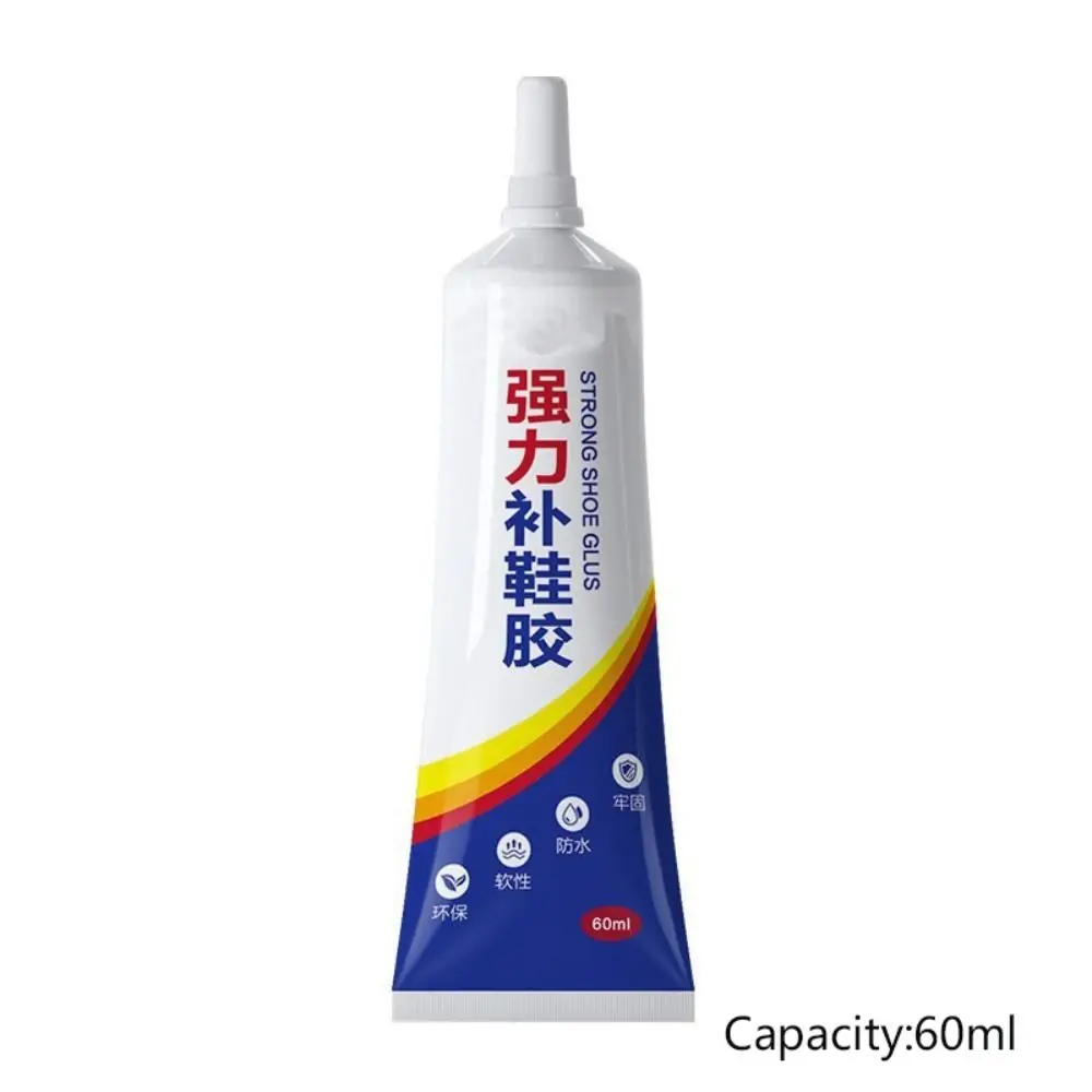 Useful 60ml Shoe Glue Slow-Drying Waterproof Adhesive Glue Multi-function Effective Repair Paste