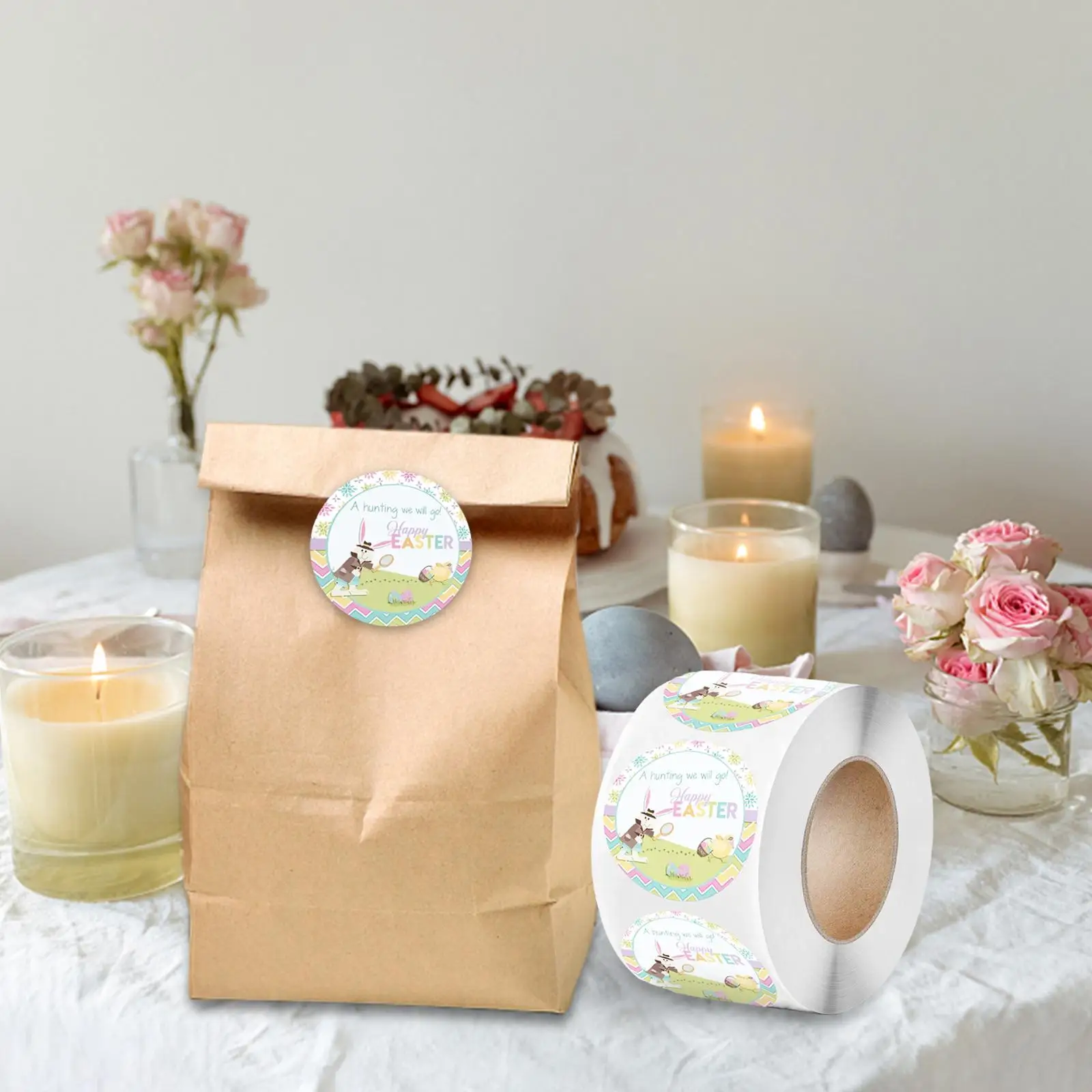 500x Easter Stickers Envelope Stickers Decorative Stickers Self Sticky Decals