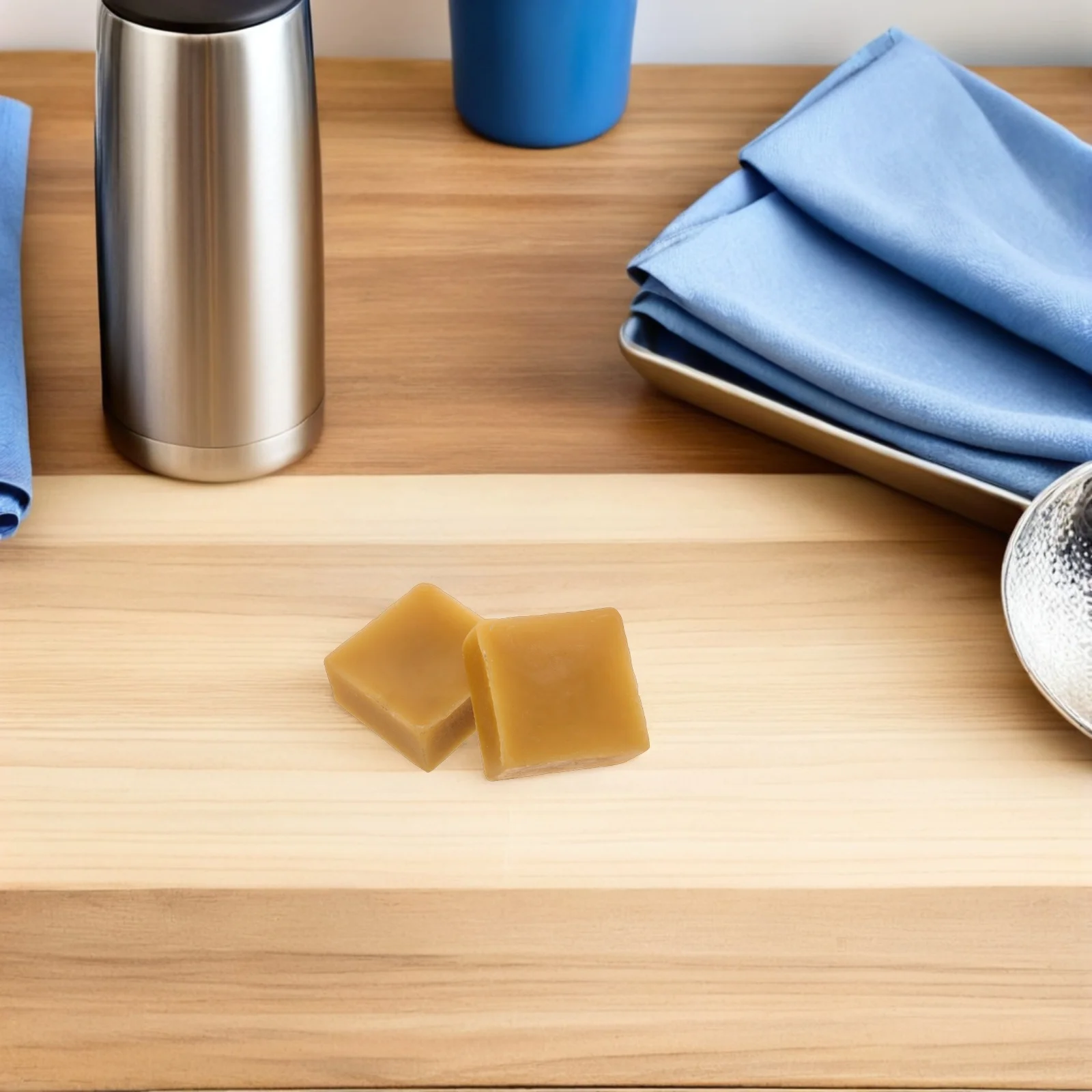 

2Pcs Natural Yellow Beeswax Bar Wood Furniture Care Polish Protects Restores Shine Tables Chairs Cabinets Wood Surface Treatment