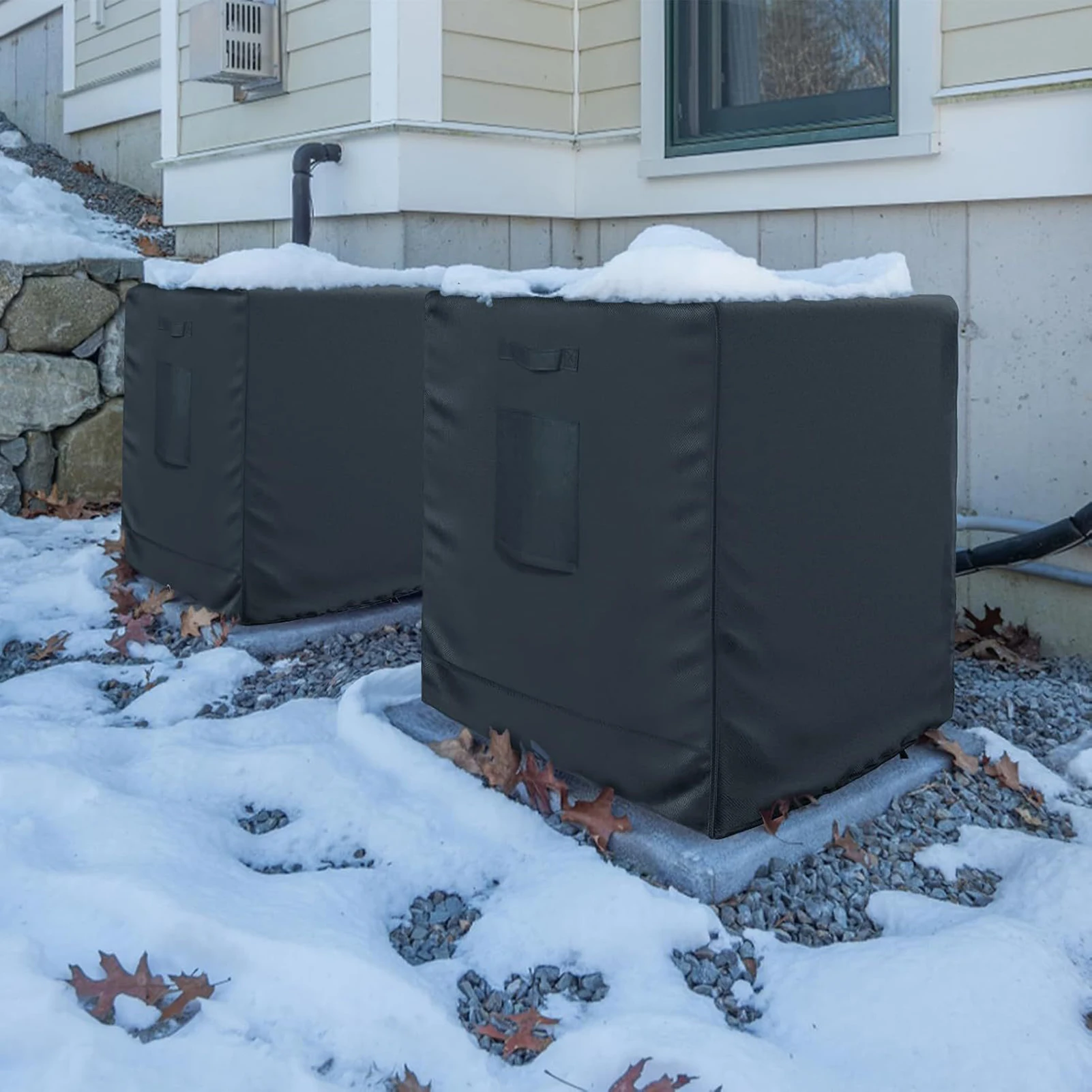 

Air Conditioner Outdoor Unit Protective Cover Effective Energy Saving Protective Cover Suitable for Quick and Secure Attachment