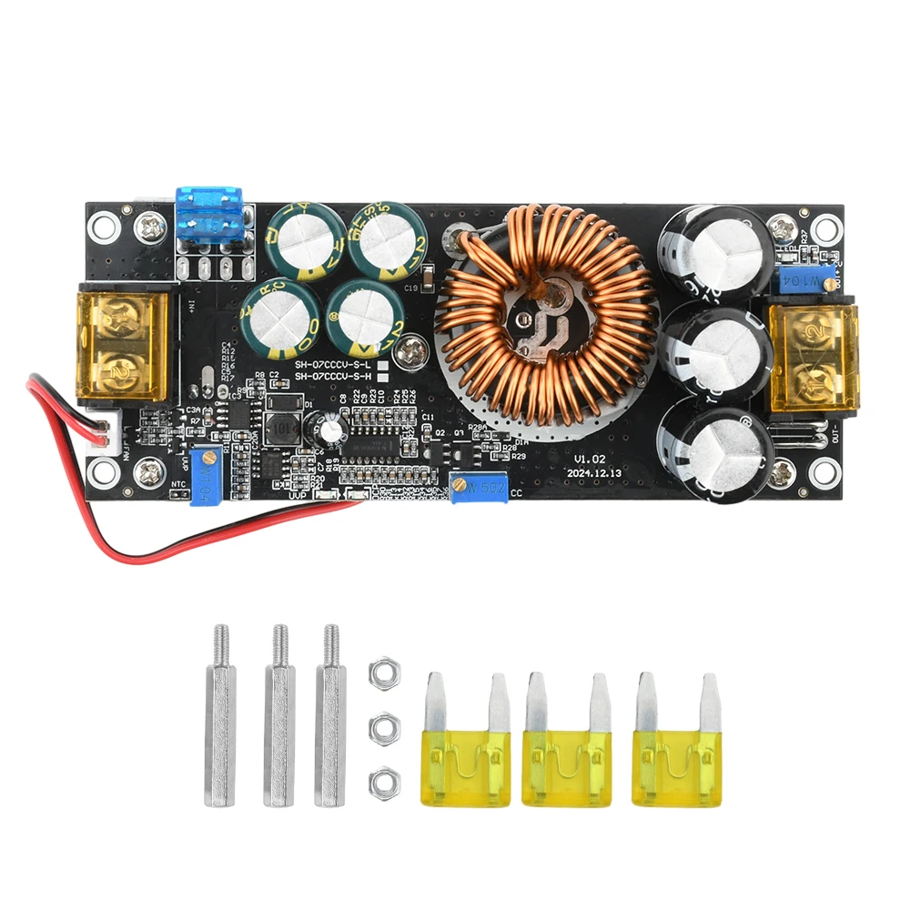 

1200W 20A Boost Power Module DC-DC Boost Converter Constant Voltage Constant Current Adjustable Voltage Converter