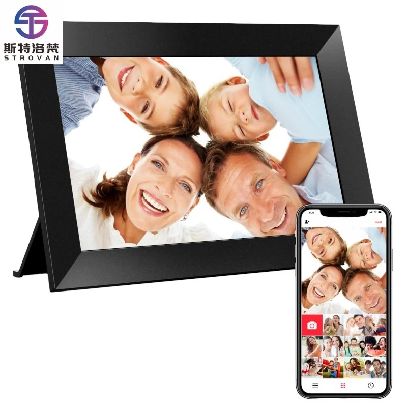

10.1 Inch Smart Digital Photo Wifi Touch Control Remote APP Mobile Phone Connectivity Supports MP4 MP3