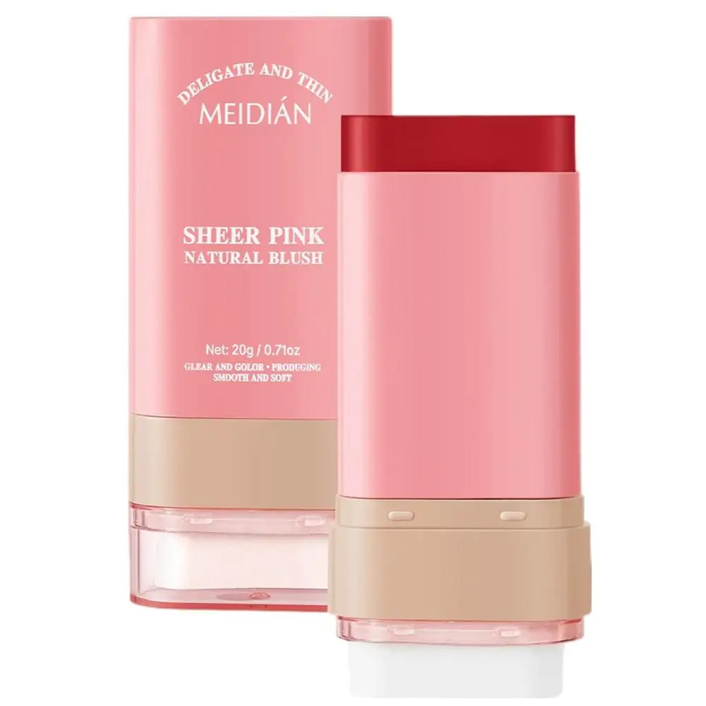 سموكي روز أحمر الخدود عصا كريم السلس الخد تينت أحادية اللون عارية أحمر الخدود الطبيعي ماتي الوردي المشمش الوجه روج كونتور ماكياج #2