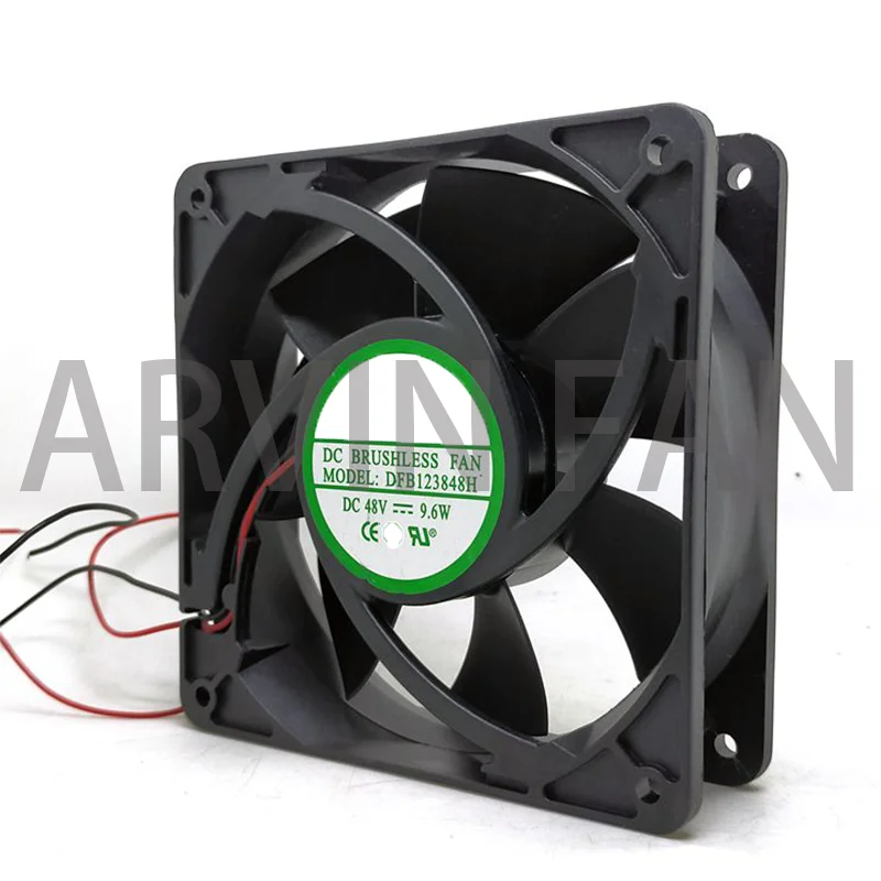 DFB123848H 120X120X38mm 120mm 12cm 12038 48V Cooling Fan 12CM 9.6W Server Inverter Cooler