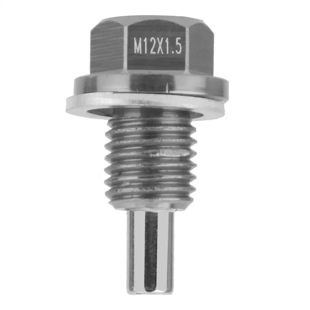 Arandela magnética anodizada roja universal del tapón de drenaje de la cárter de aceite del motor M12*1.5
