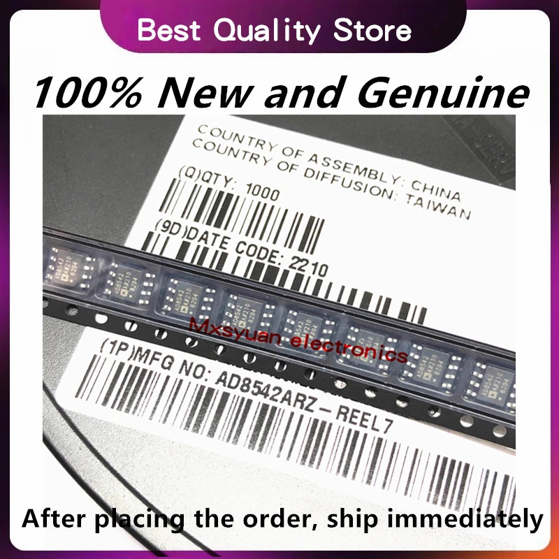 10PCS~100PCS Original AD8542ARZ-REEL7 AD8542ARZ AD8542 SOP8 100% New and Genuine