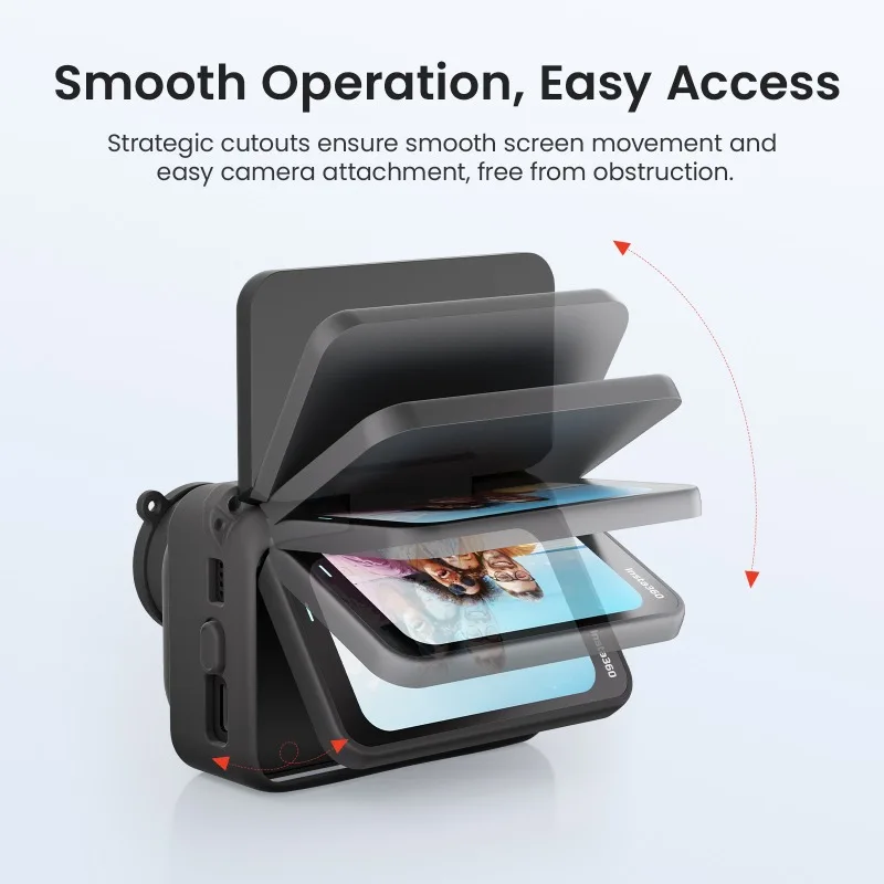 aMagisn for Insta360 Go Ultra Color Silicone Case Shockproof Protective Sports Camera Full-Body Aciton Camera Accessory