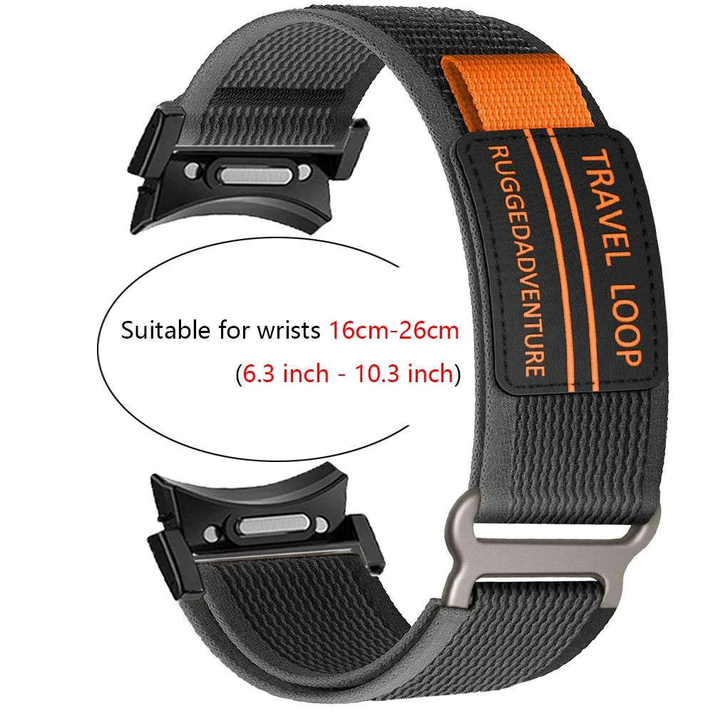 Quick Fit Trail Loop Strap for Samsung Galaxy Watch 6 Classic 43mm 47mm 5Pro 45mm NO Gaps Nylon Bracelet Galaxy 6 40mm 44mm Band