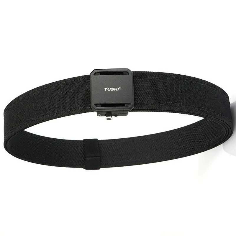 

Hard Tactical Gun Belt for Men Metal Automatic Buckle Thick Nylon Belt Casual Belt IPSC Girdle Mission Task Duty Belt Waistband