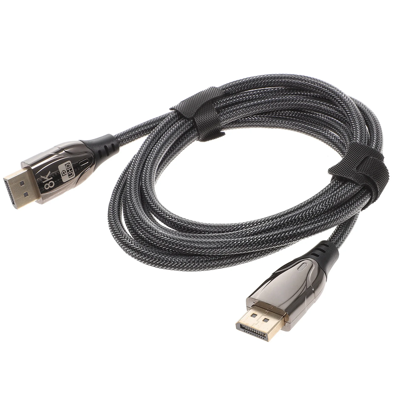 

2m Zinc Alloy Display Port Cable 1.4 Version Extension Cord for Laptop Monitor GPU 7680x4320 Video Resolution Stereo Clear