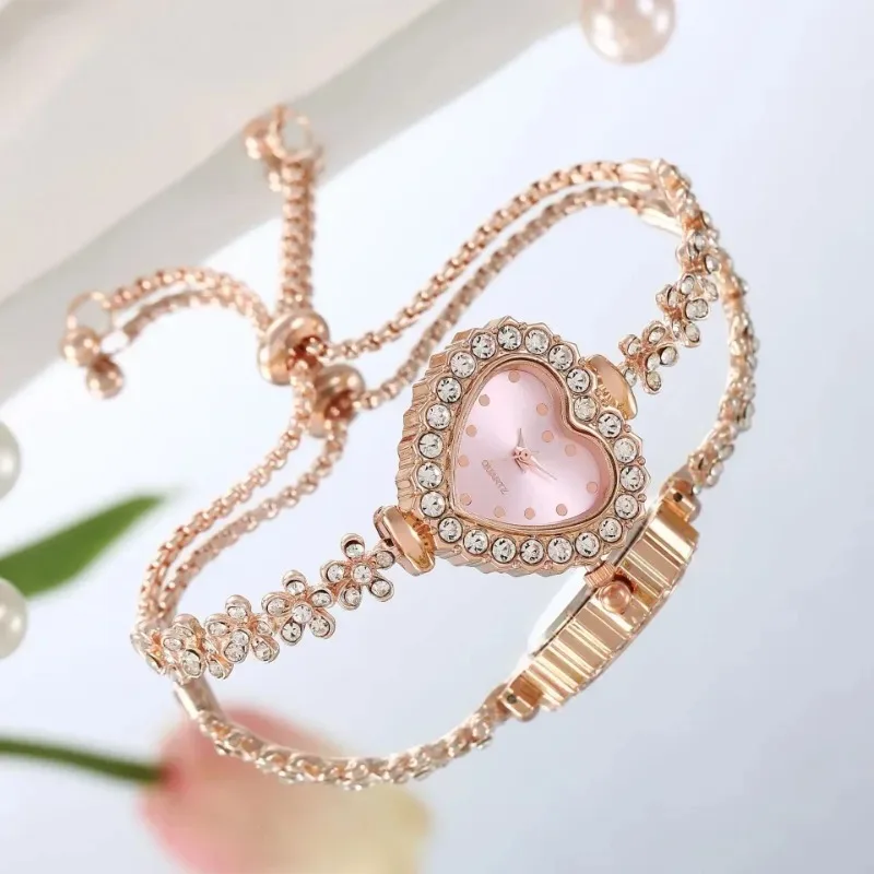 Relojes de pulsera de cuarzo con correa fina de cristal brillante para mujer, reloj de pulsera ajustable con forma de corazón elegante, Calvin Klein, nueva moda