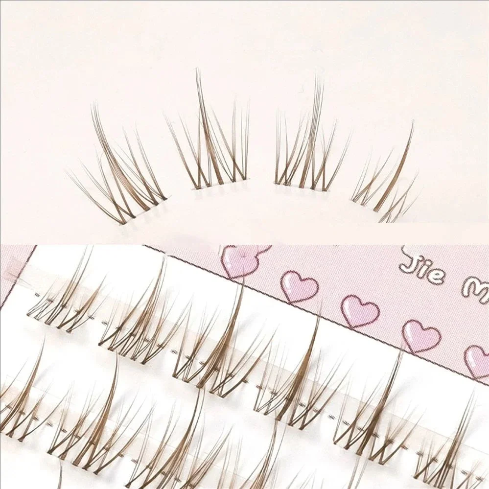 MIAOJIE Moda Girasole Ciglia Finte Simulazione Naturale Fata Cos Visone Ciglia Estensione Trucco Fai Da Te Individuale Segmentato
