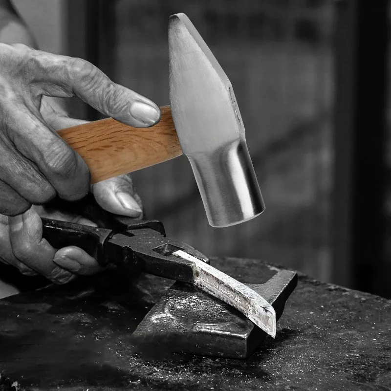 round-head-craft-hammer-short-handle-high-carbon-steel-metal-forming-tool-for-jewelry-making