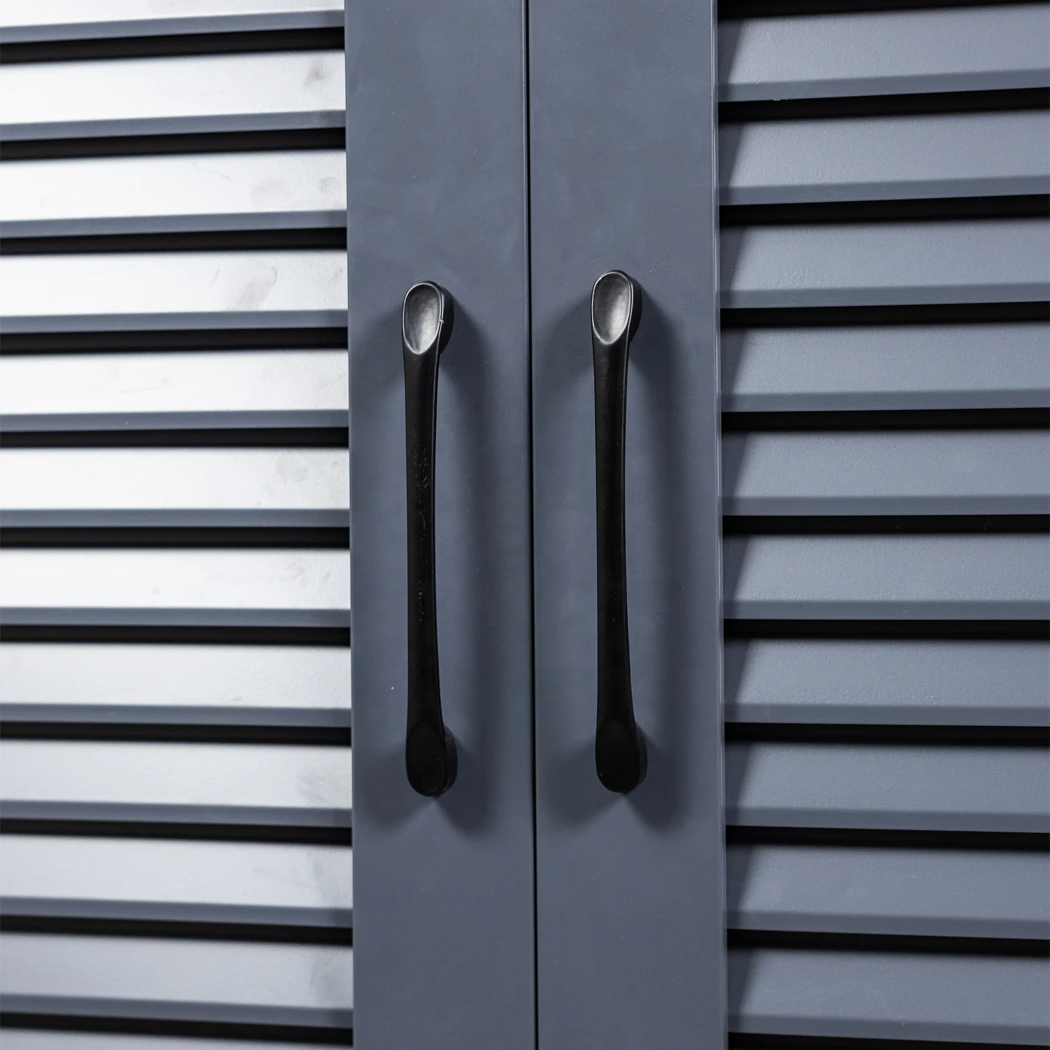 خزانة تخزين بباب معدني حديث، خزانة ألميرا فولاذية ذات سعة كبيرة، خزانة ملابس عمودية لتخزين غرفة النوم والمكتب #6