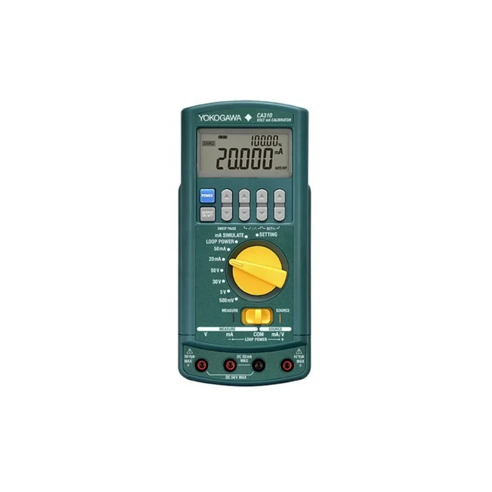 

Yokogawa Voltage and Current Process Calibrator CA310 Maximum Source Voltage 30 V