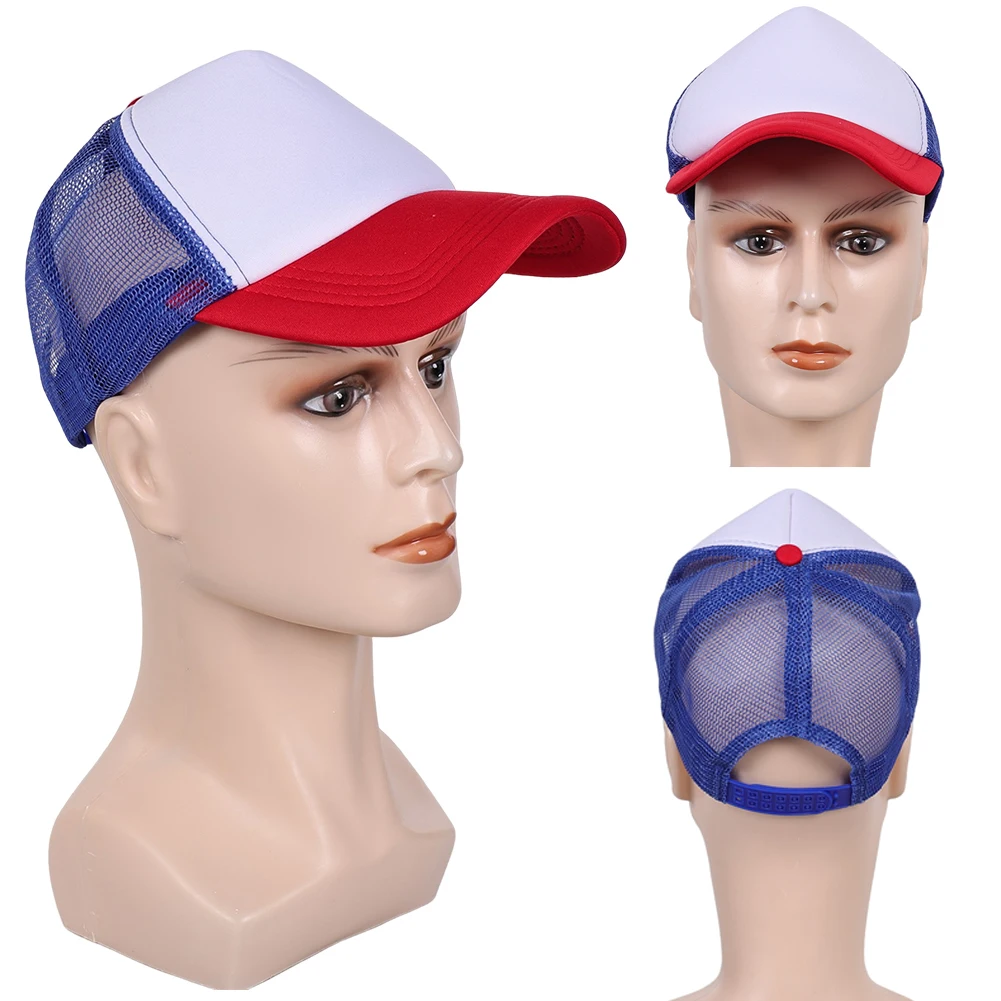 

Dustin Hat Cosplay TV ST5 Men Baseball Cap Costume Accessories Adult Casual Cap Hat Headgear Headwear Halloween Party Props