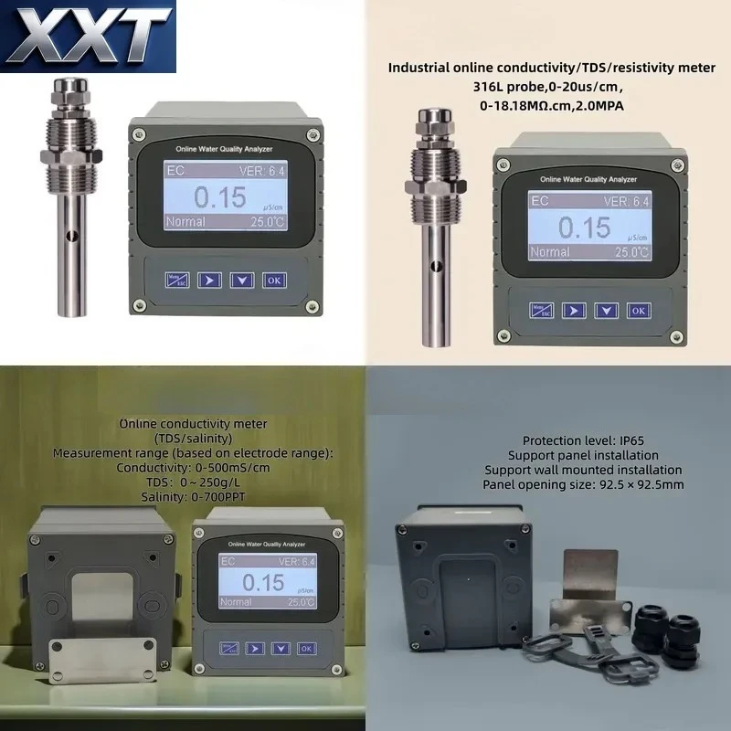 2026 Hot Sell XXT Portable High Precision Water Quality Measuring Instrument Standard Thread Interface Industrial Use