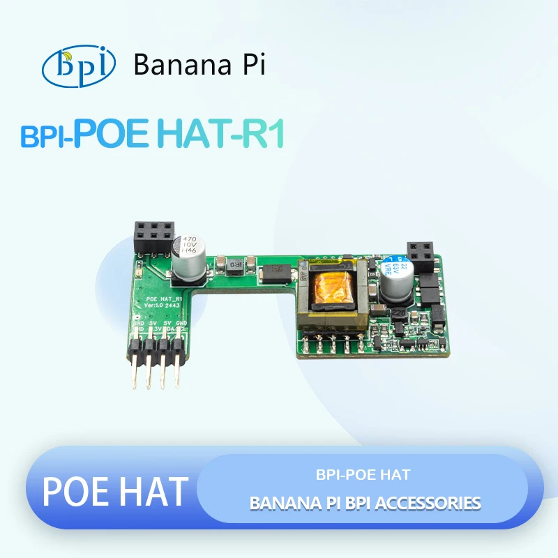 الموز Pi BPI POE HAT-R1 لتطوير BPI-M4 BERRY وBPI-M6 SBC ملحقات الكمبيوتر ذات اللوحة الواحدة