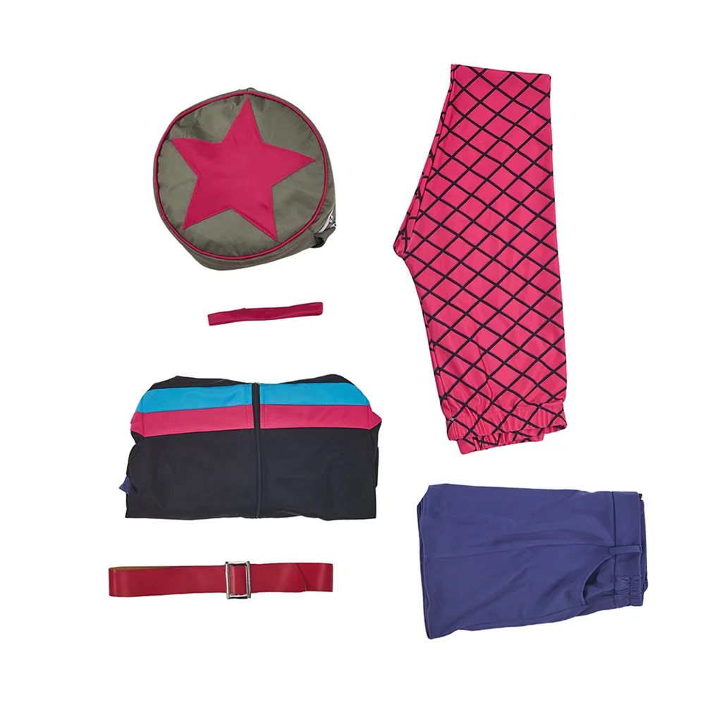 

Scott Pilgrim Cosplay Ramona Flowers Costume Women Fantasia Sexy Uniform with Socks Full Set Halloween Party Outfits