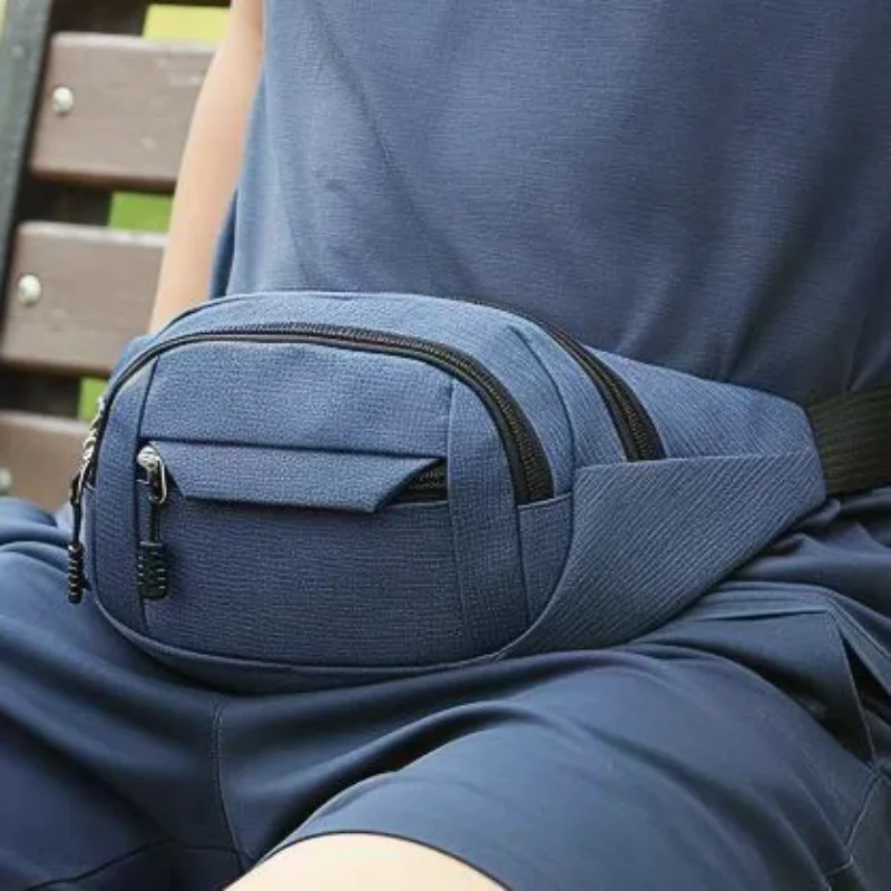 Adjustable Shoulder Strap Bag Multi-Pocket Commuter Outdoor Sports Waist Bag Multifunctional Travel Bag