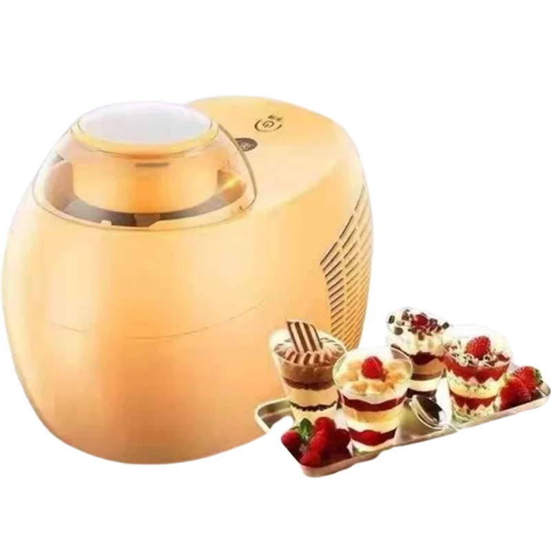 DIY Fruit Ice Cream Machine Fully Automatic Household 500ml Mini Ice Cream Machine 220V