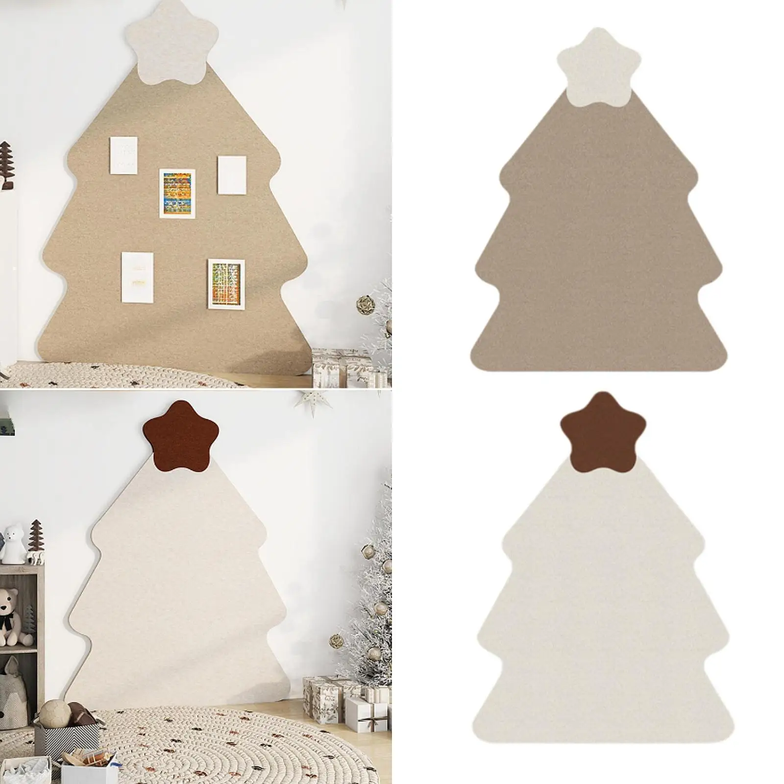 Felt Bulletin Board Scratch Resistant Home Decoration Practical Wall Stickers for Cards Notes Pictures Keepsakes Reminders