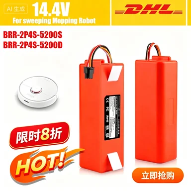 12800mAh Battery Pack Replacement for Roborock S8 Pro Ultra S50 S5 Max S7 MaxV Ultra S7 S6 Q7 Q5 Robotic Vacuum Cleaner Parts