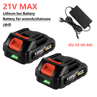 New 21V 7500mAh High-power Rechargeable Lithium Ion Battery 128VF Battery with LED Indicator for Makita Electric Power Tools