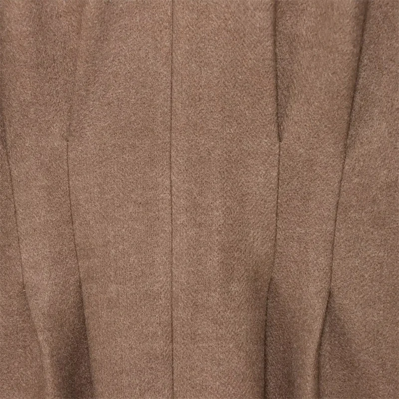 KEYANKETIAN 2025秋冬新作 レディース ウールスーツ レトロスタイル パッチワーク装飾 ダブルブレスト ルーズブレザー グレートコート