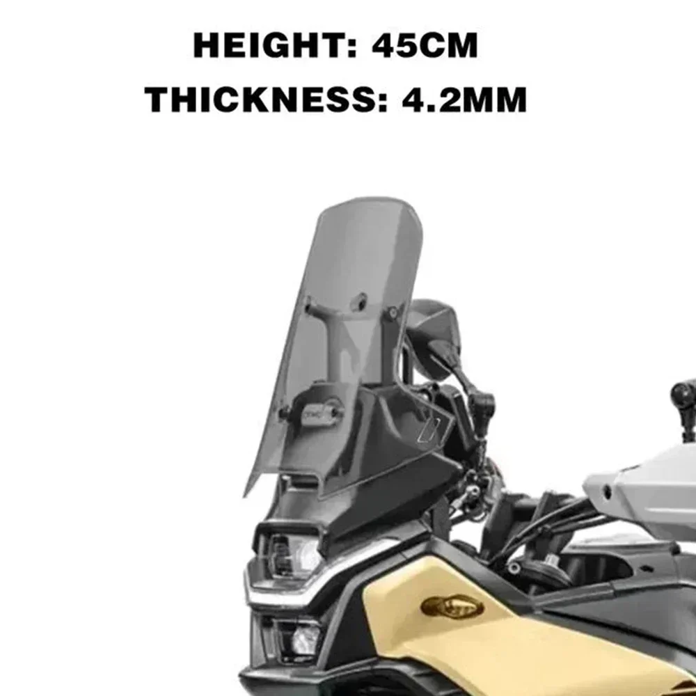 Voor CFMOTO 450MT 450 mt Voorruit Motorfiets Verhooging En Verbreding Voorruit 2024 450 MT Modificatie Accessoires - afbeelding 1