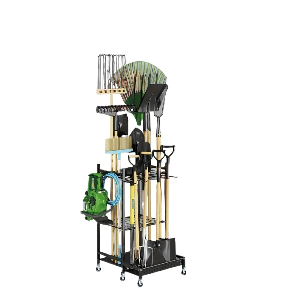 

Amazon wrought iron garden tools straight hook hanging rack wall hanging wall finishing rack garden storage rack