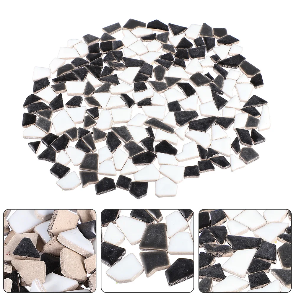 

Durable Ceramic Mosaic Tiles Irregular Appearance Safe for DIY Projects Home Art Decoration Unique DIY Stones Delicate Tiles
