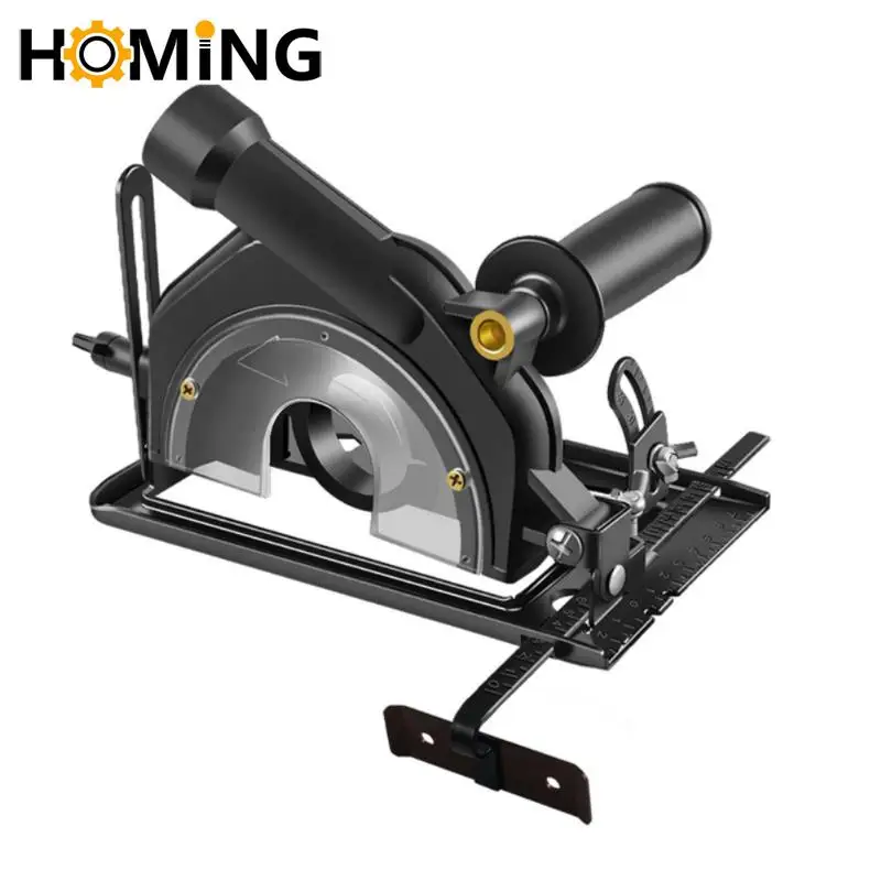 

Angle Grinder Base Bracket 45° Adjustable Cutting Woodworking Depth Positioning Retrofit Cutting Machine Slotting Base 100-125mm