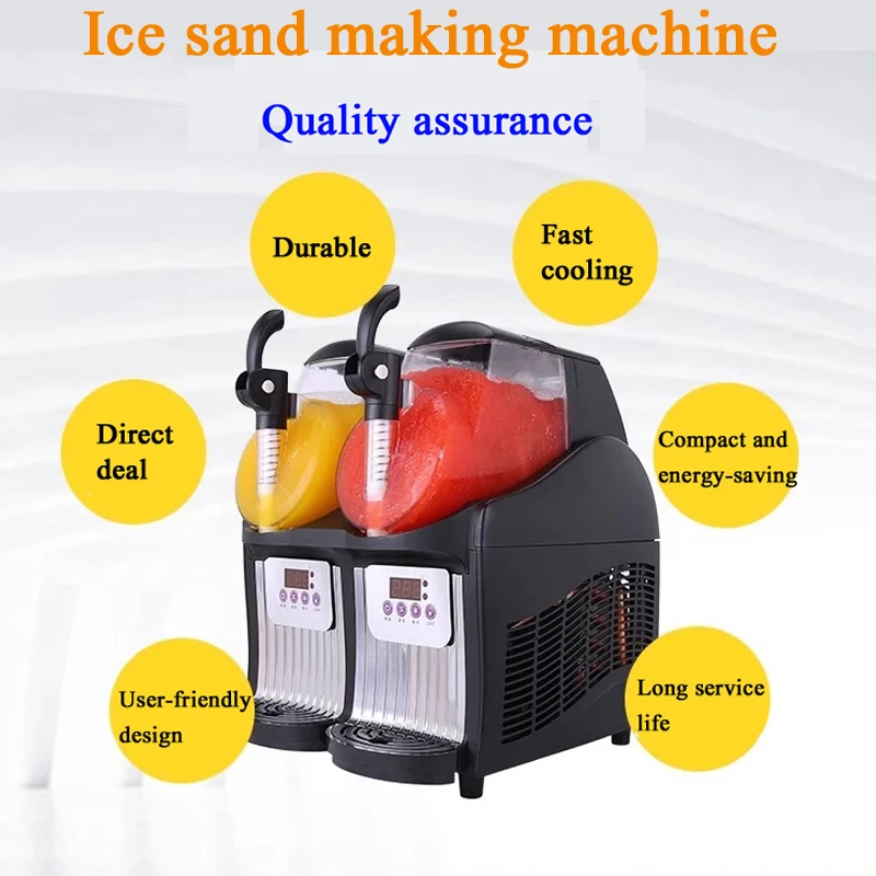 

Машины для изготовления снега и слякоти, один бак, машина для слякоти с холодными напитками, коммерческая машина для приготовления смузи