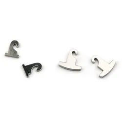 20pcs Stainless Steel Eyeglasses Hinge Washer Hook Glasses Spectacle Repair Accessory 9117 9118