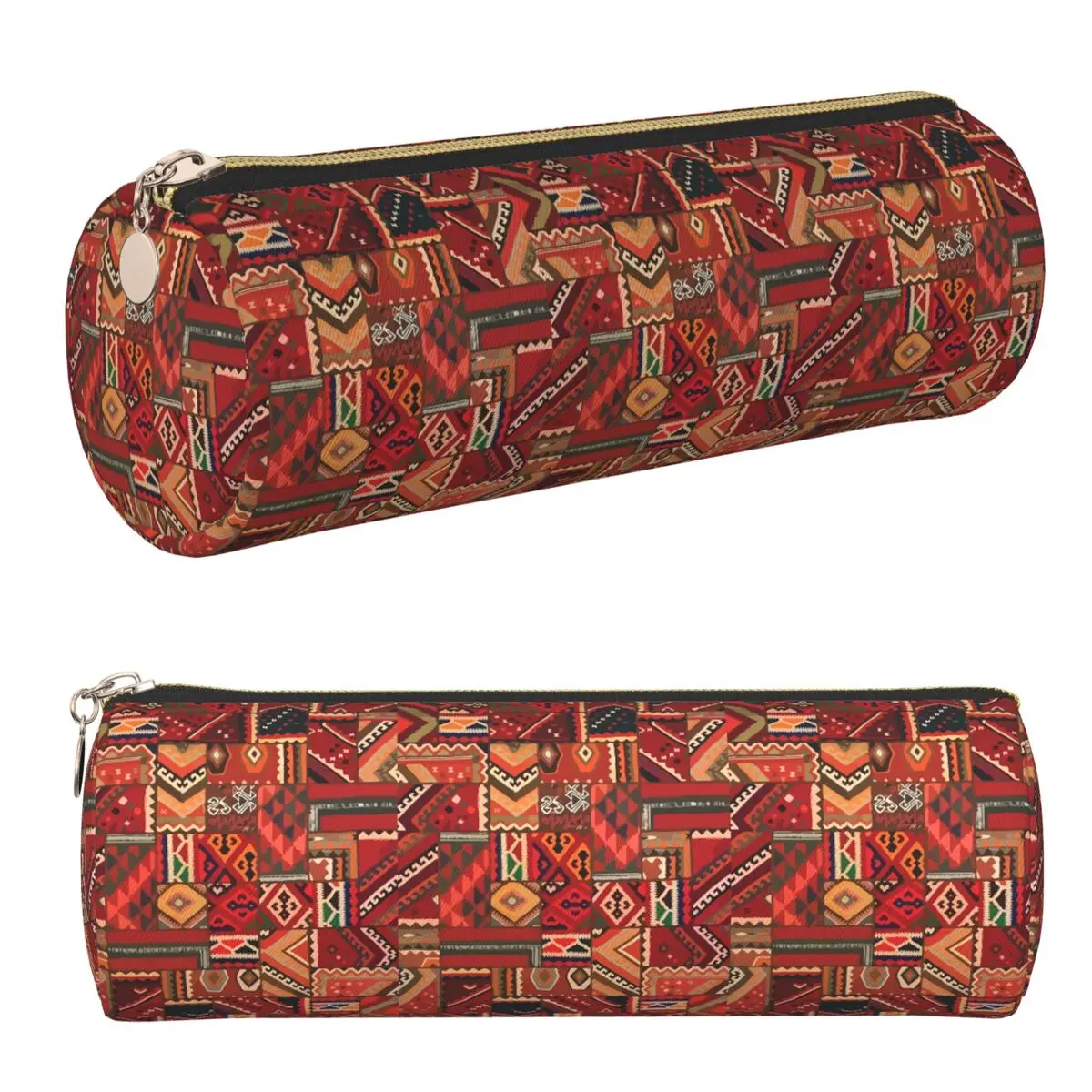 Amazigh Foutha Kabyle Mediterranean Berber Jewel Federmäppchen, Federtasche, zylindrische Stiftbox, Federtasche für Jungen und Mädchen, Geschenke