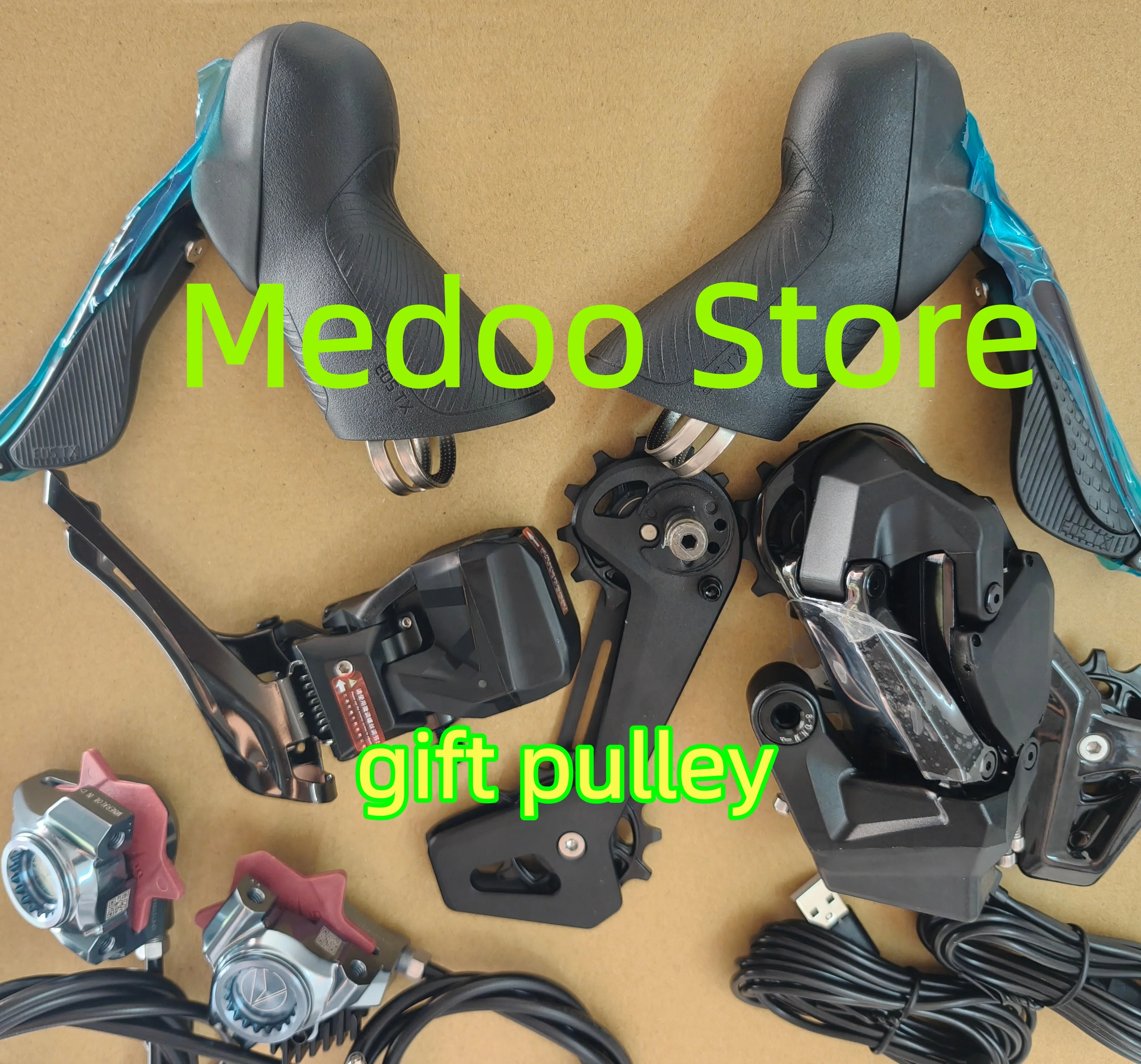 

WHEELTOP EDS TX Wireless Groupset, carbon shifter lever