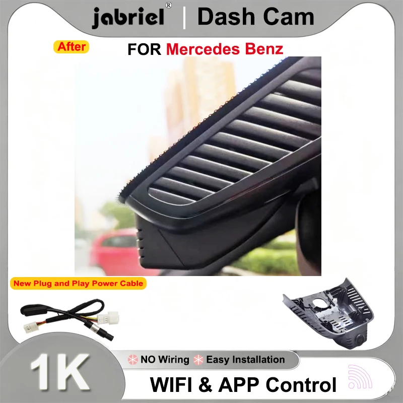 Dashcam HD 1K 1080P Wifi Plug and Play Dash Cam for Mercedes Benz B Class w247 GLB x247 for Mercedes B180 B200 GLB 180 180d 200