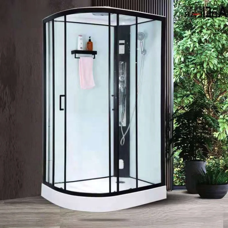Modern shower room treatment steam integral shower room straight sliding independent tempered glass