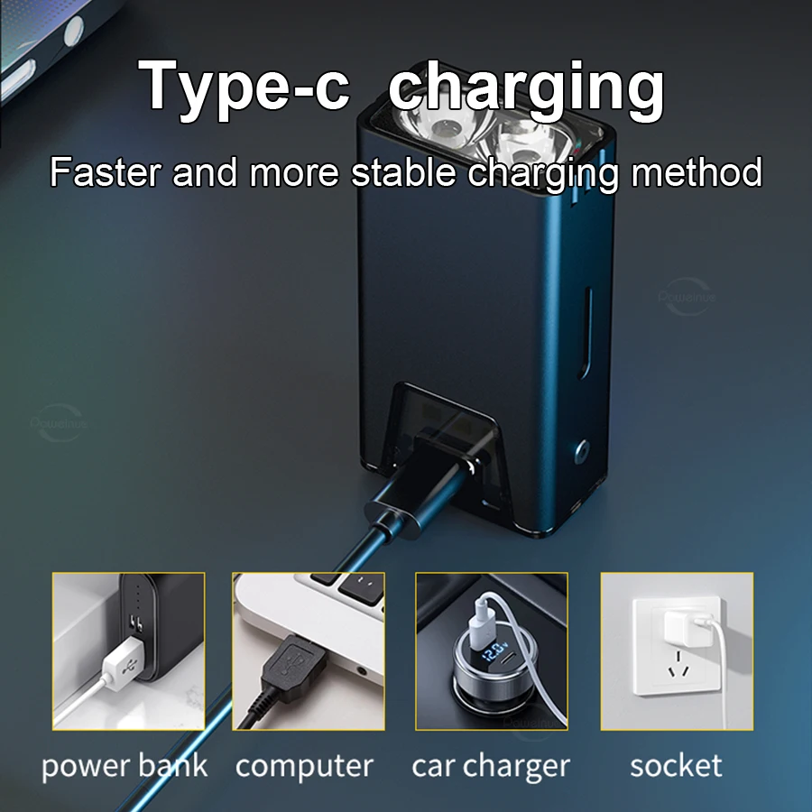 مصباح يدوي متعدد الوظائف LED مصباح محمول مع مصباح مغناطيسي قابل لإعادة الشحن مقاوم للماء أضواء خارجية فانوس فائق السطوع Fishin