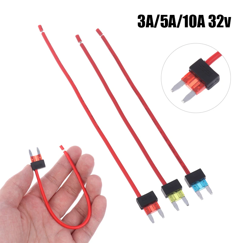 New！12V 10A 15A 20A Car Fuse Holder Add-a-circuit TAP Adapter Mini ATM APM Blade MINI Simple Safety Device