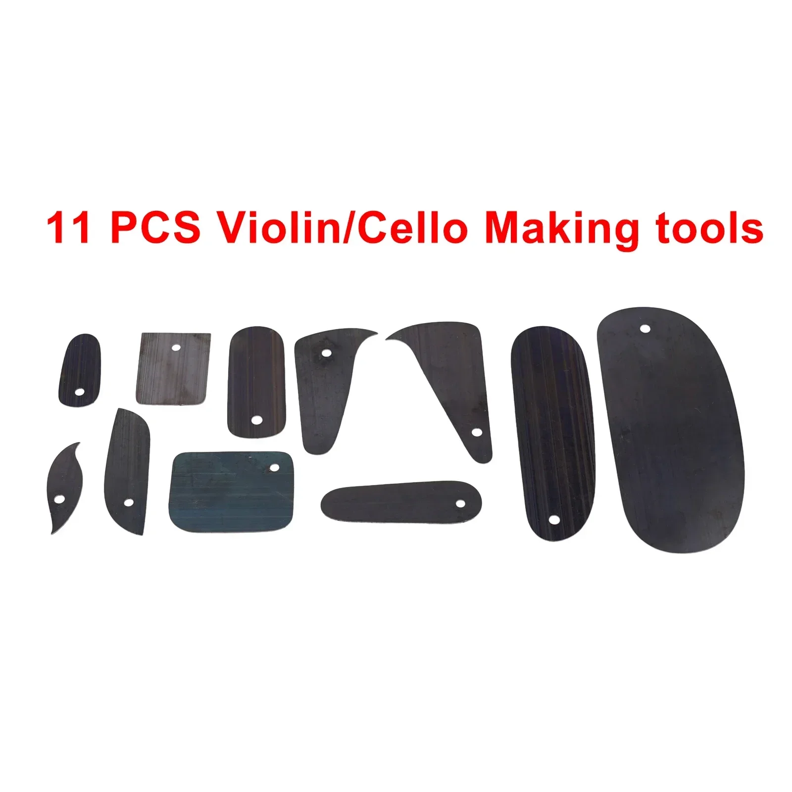 11pcs Violin Cello Making Luthier Tools Various Function Scrapering Board Cutter Musical Instruments Violins Accessories