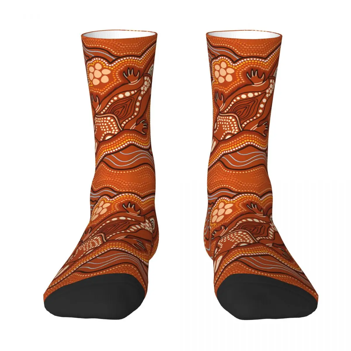Lizard Sock Printed Man Polyester
