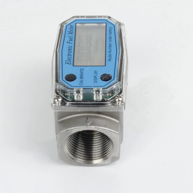 Misuratore di portata del carburante per turbine elettroniche Misuratore di portata ad alta precisione Sensore indicatore di flusso PCB LCD